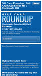 Mobile Screenshot of giftcardroundup.com